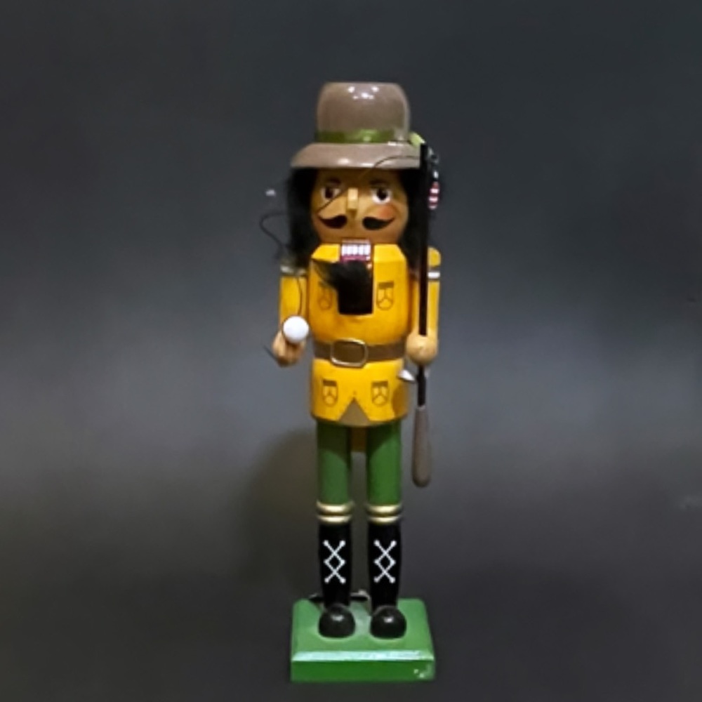 Fishing nutcracker